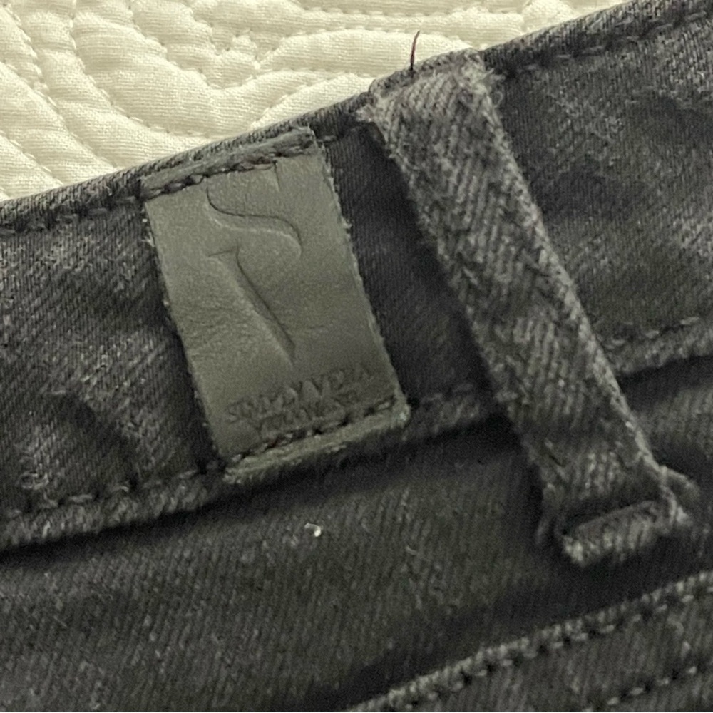 Simply Vera Vera Wang Jeans Skinny Stretch Denim Size 14 Black - Picture 9 of 14